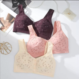 Front Button Cotton Bra